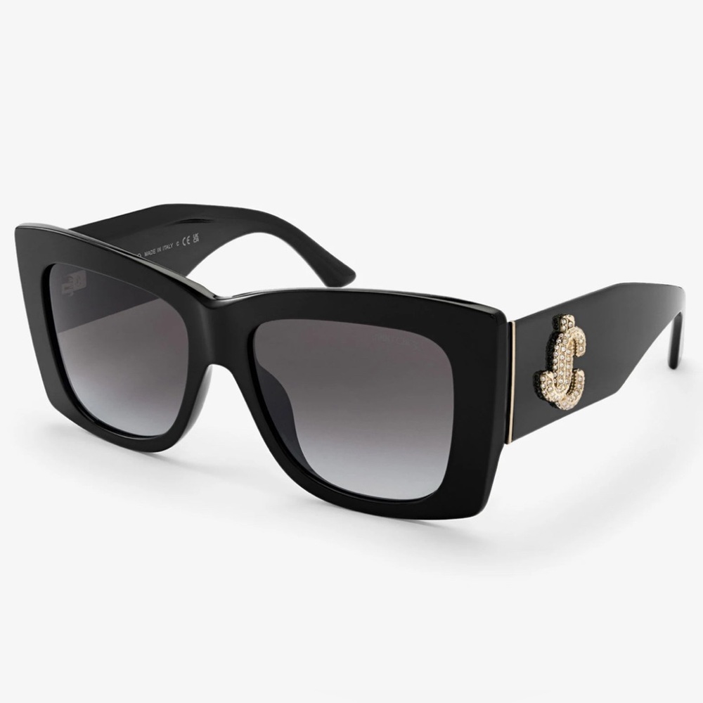 Jimmy Choo Juliana Black Square Sunglasses